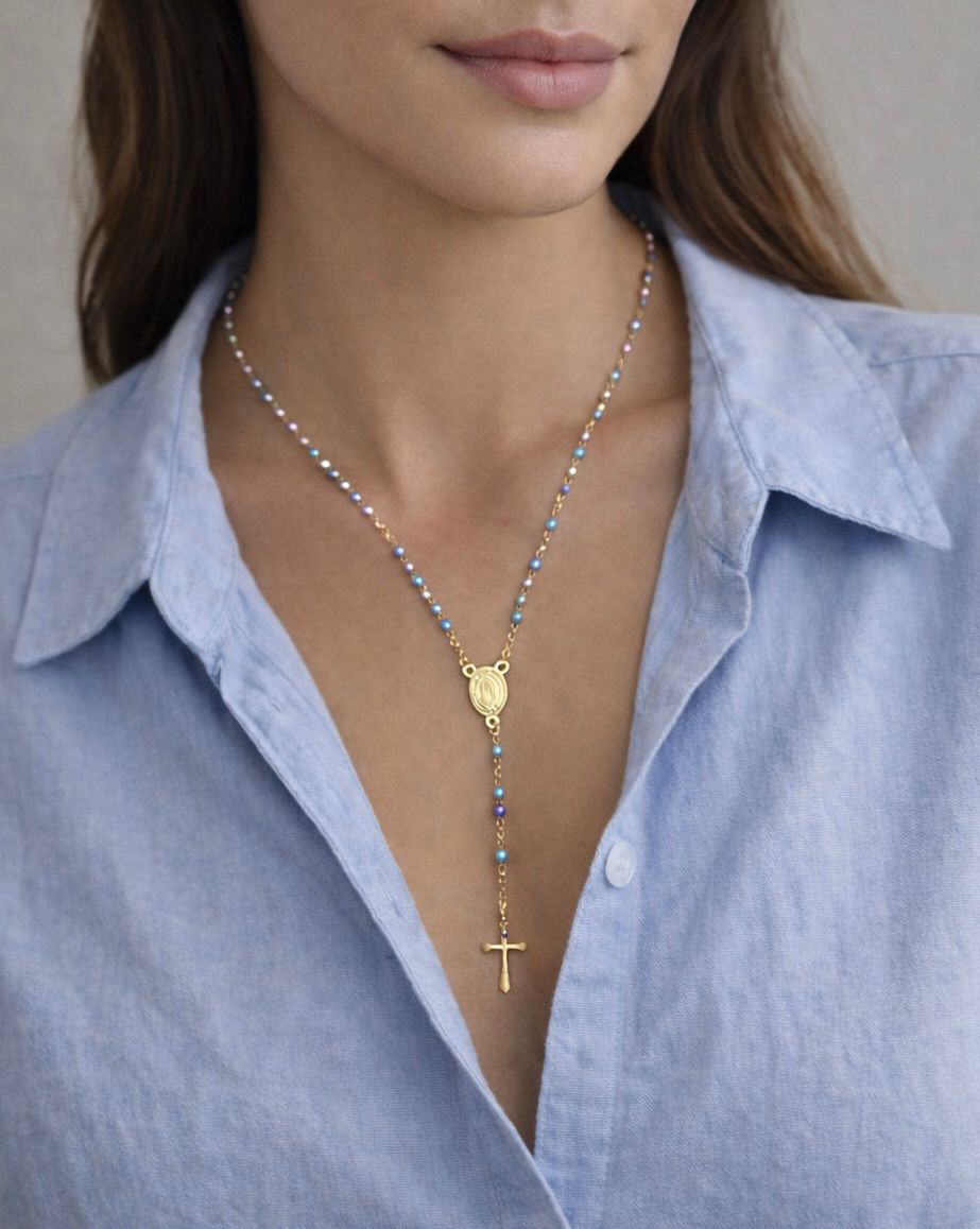 Guadalupe Rosary Necklace